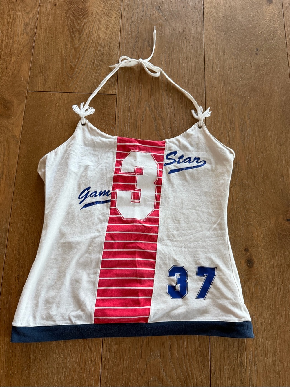 Rare 2004 Dolce & Gabbana "Game Star 37" halter top